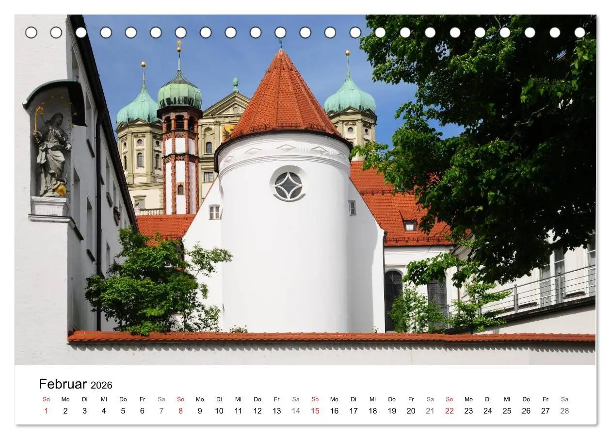 Bild: 9783457944615 | Augsburg - Die Highlights der schwäbischen Metropole (Tischkalender...