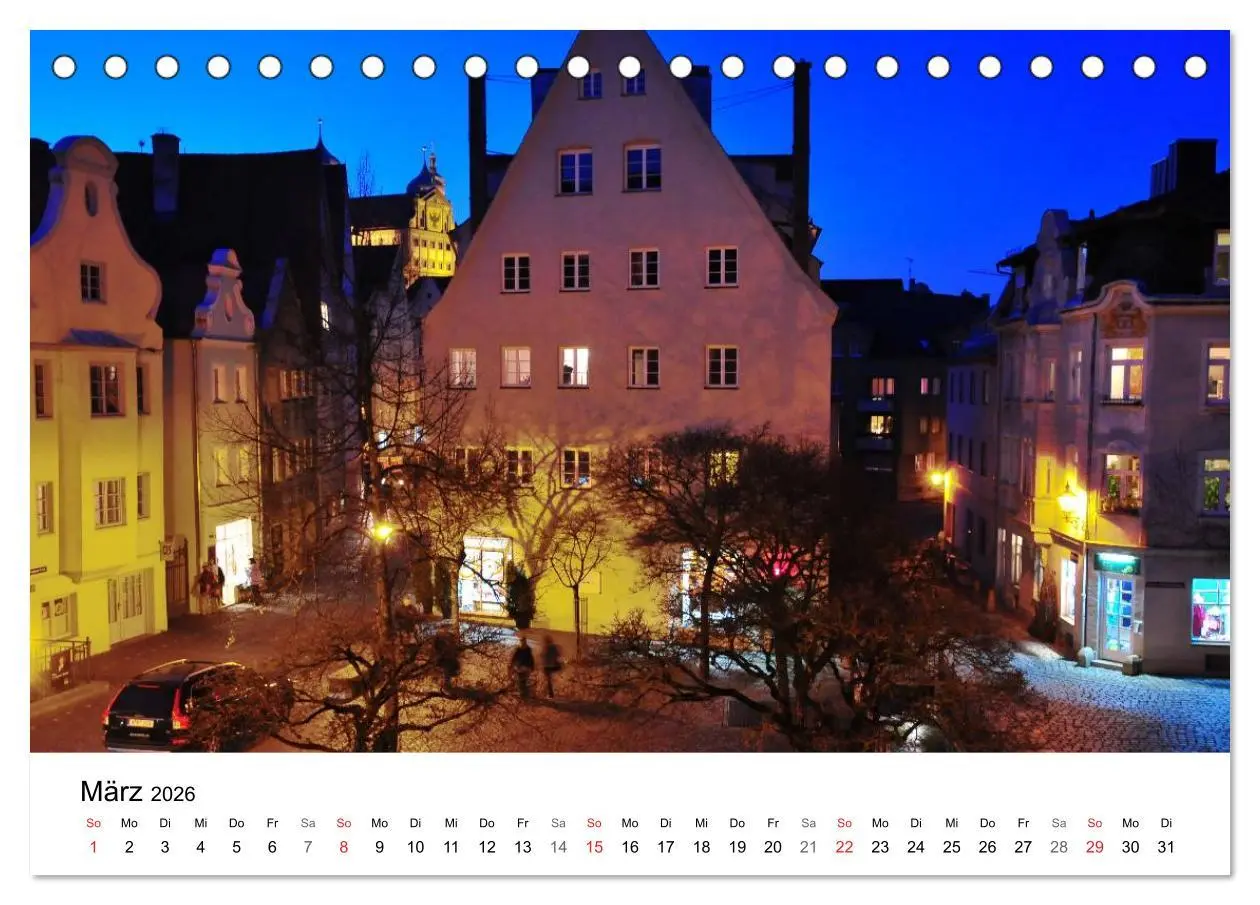 Bild: 9783457944615 | Augsburg - Die Highlights der schwäbischen Metropole (Tischkalender...