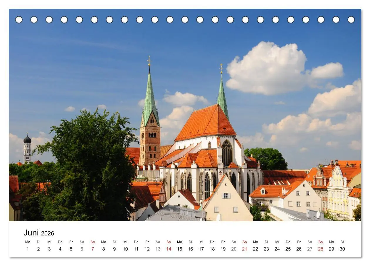 Bild: 9783457944615 | Augsburg - Die Highlights der schwäbischen Metropole (Tischkalender...