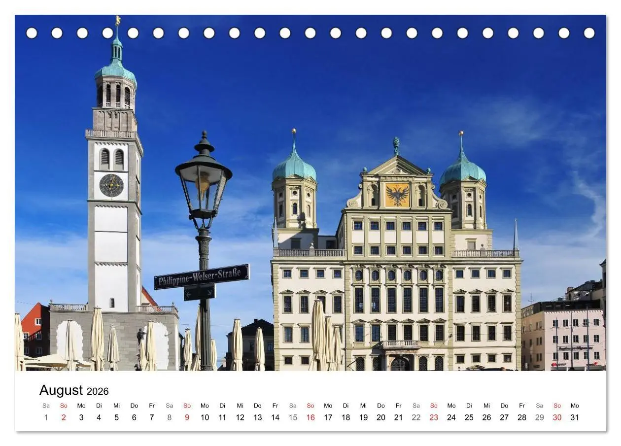 Bild: 9783457944615 | Augsburg - Die Highlights der schwäbischen Metropole (Tischkalender...