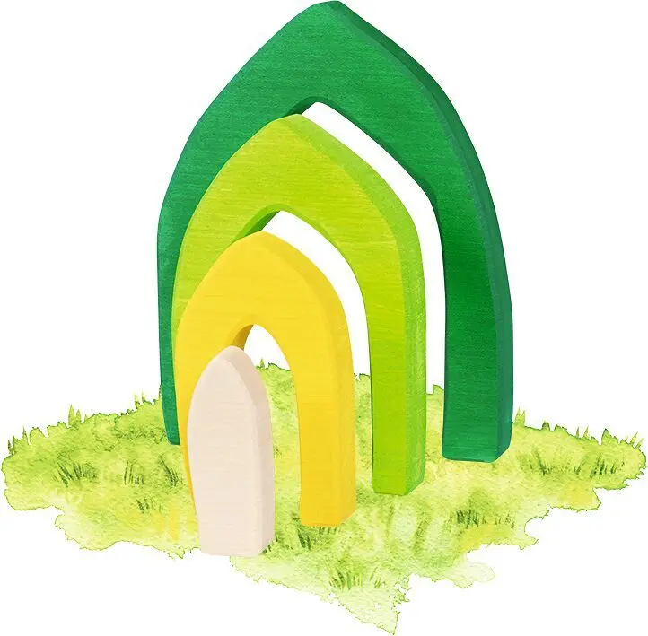 Bild: 4013594584715 | Bausteine Vier Jahreszeiten | Spielzeug | Faltschachtel mit Fe | 58471