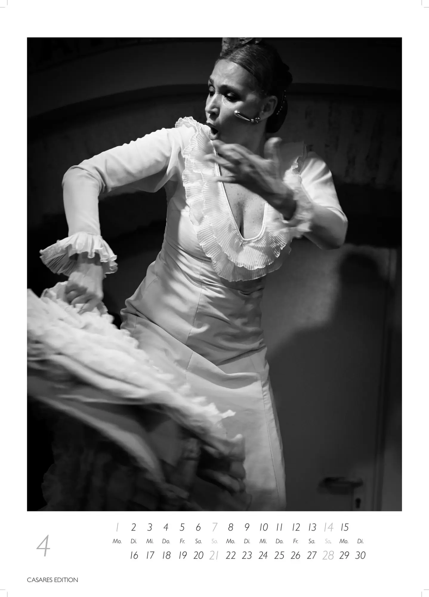 Bild: 9781835244715 | Flamenco schwarz-weiss 2026 | H. W. Schawe | Kalender | 14 S. | 2026