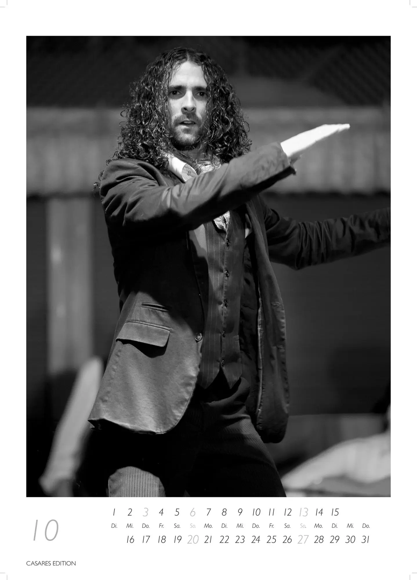 Bild: 9781835244715 | Flamenco schwarz-weiss 2026 | H. W. Schawe | Kalender | 14 S. | 2026