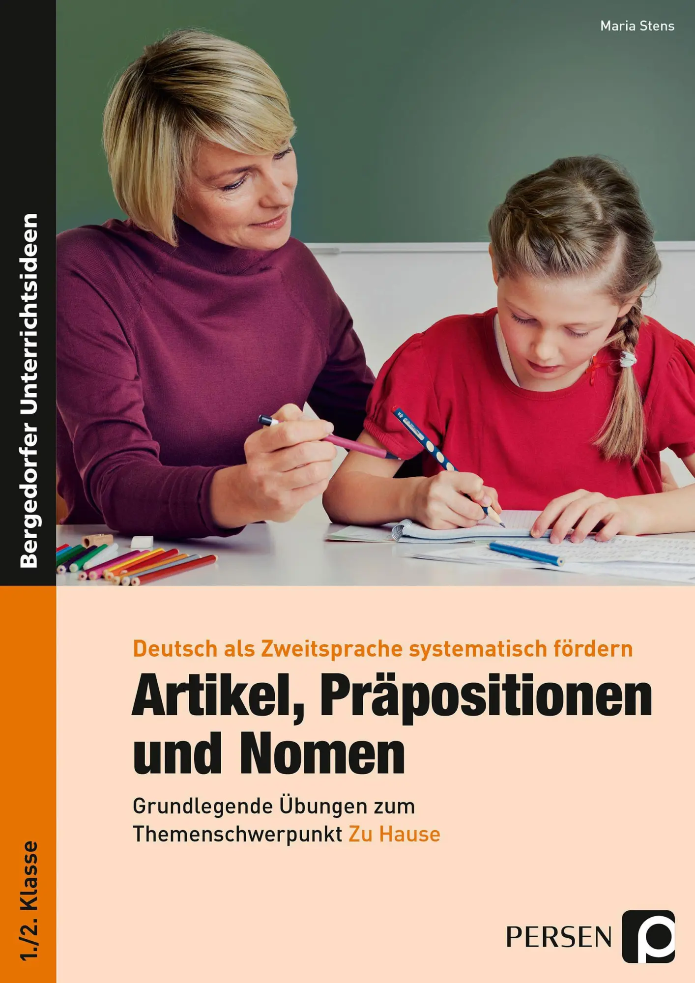 Cover: 9783403234715 | Artikel, Präpositionen &amp; Nomen - Mein Zuhause 1/2 | Maria Stens | Buch