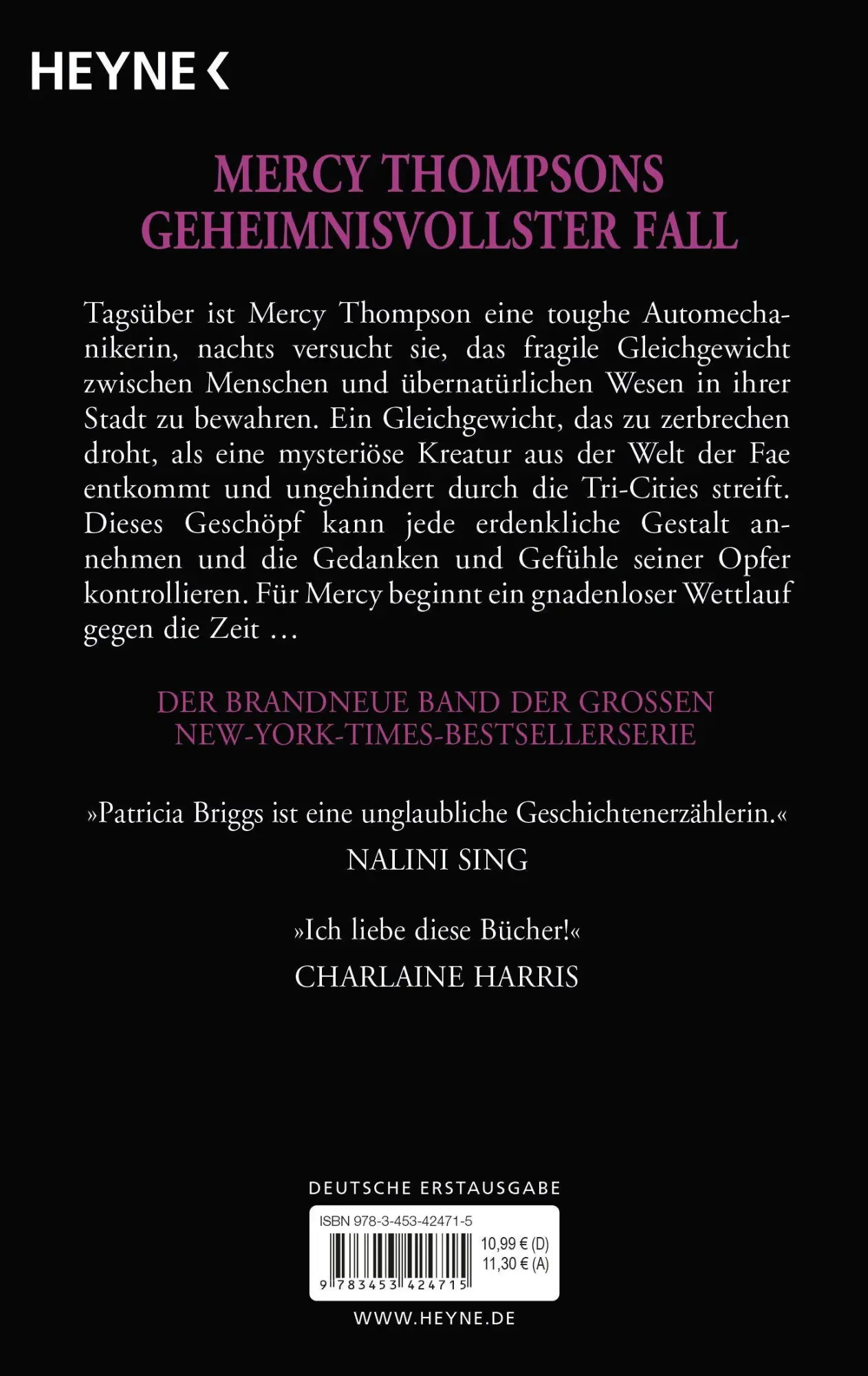 Bild: 9783453424715 | Feuerkuss | Mercy Thompson 12 - Roman | Patricia Briggs | Taschenbuch