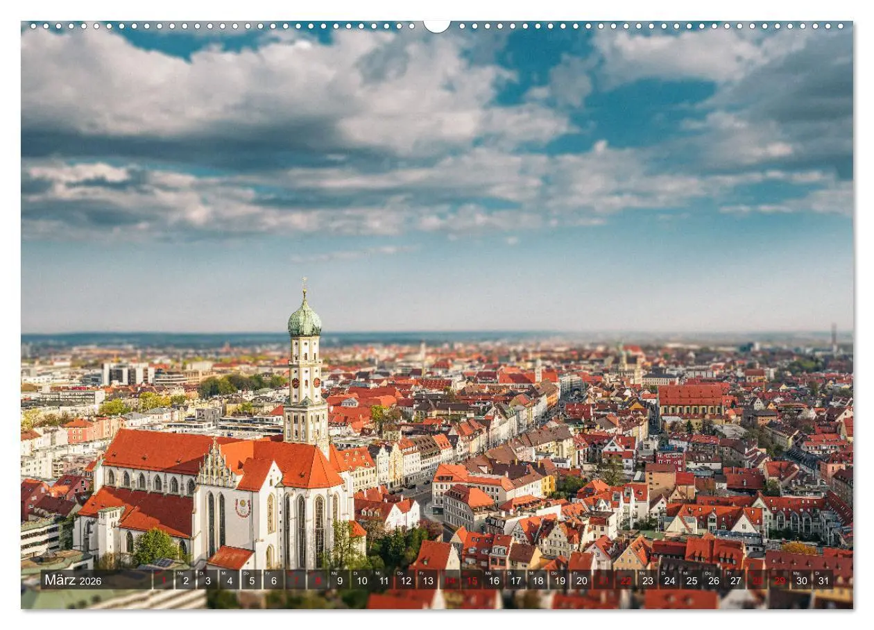 Bild: 9783457554715 | Augsburg - Stadt und Land (Wandkalender 2026 DIN A2 quer), CALVENDO...