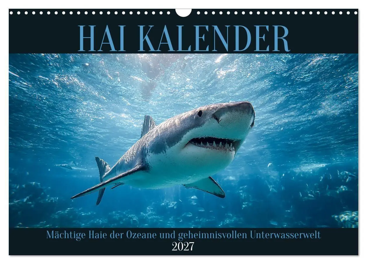 Cover: 9783516884715 | Hai Kalender - Mächtige Haie der Ozeane und geheimnisvollen...