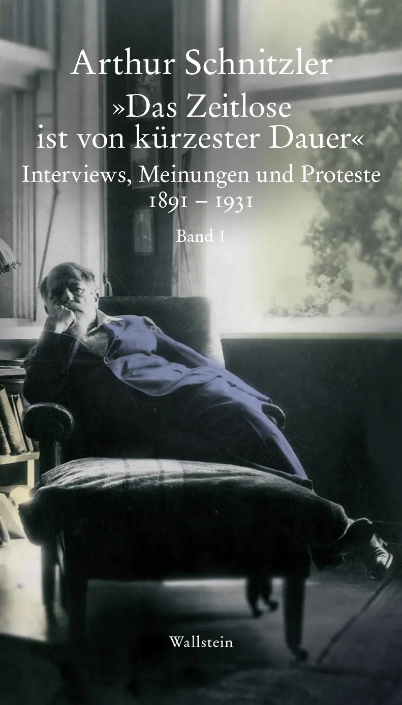 Cover: 9783835354715 | 'Das Zeitlose ist von kürzester Dauer' | Arthur Schnitzler | Buch