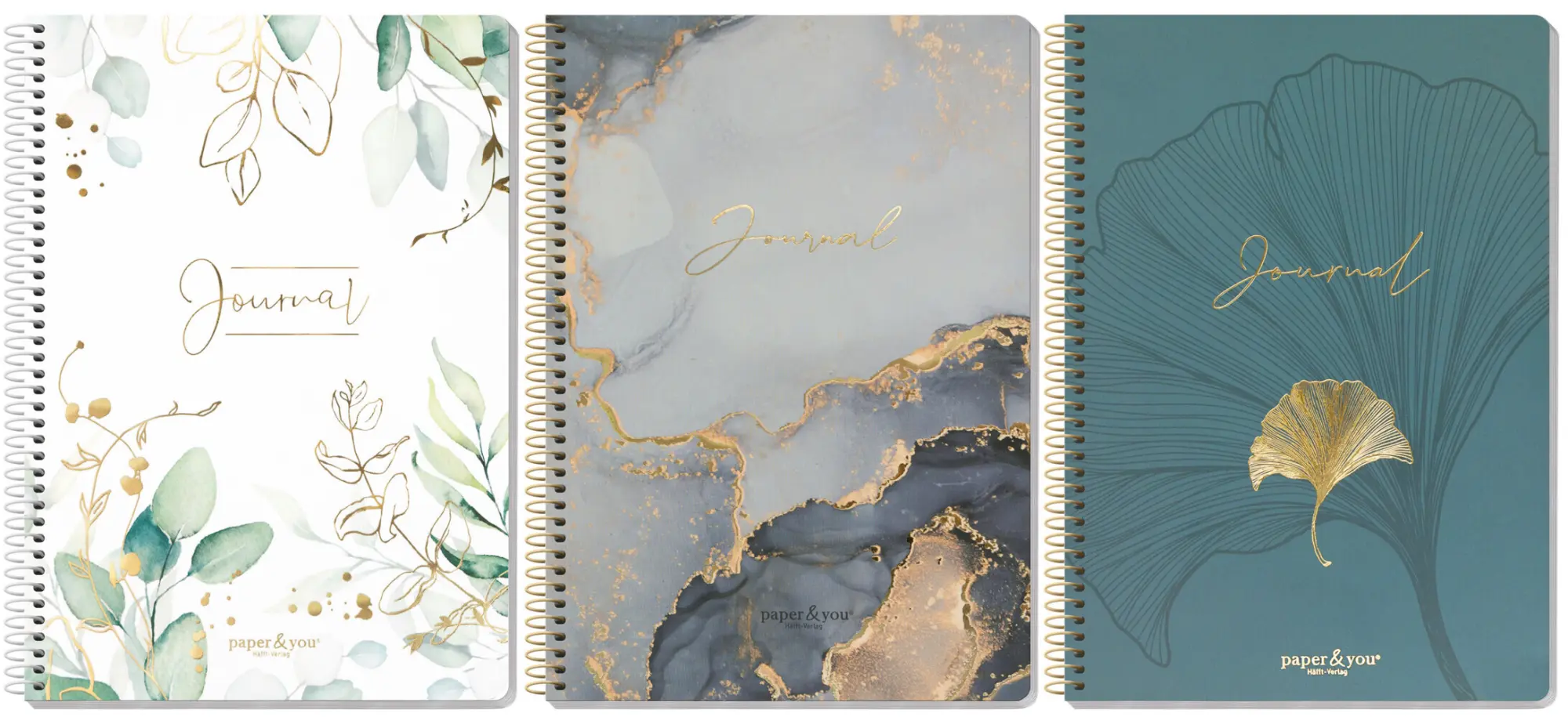paper&you Journal Spirale dotted A5