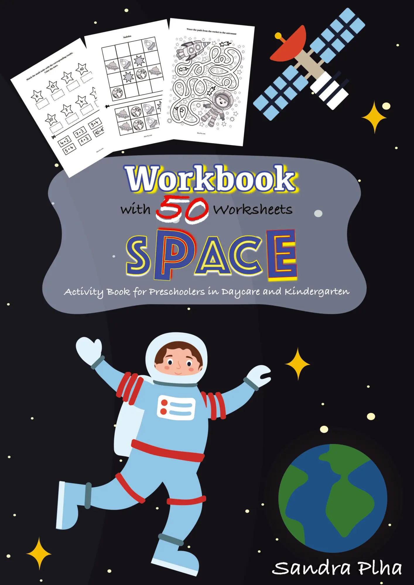Cover: 9783384284815 | Workbook Space with 50 Worksheets | Sandra Plha | Taschenbuch | 2024
