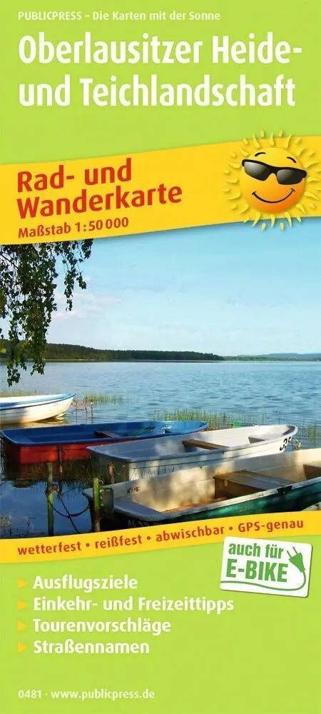 Cover: 9783747304815 | Oberlausitzer Heide- und Teichlandschaft | (Land-)Karte | Gefalzt