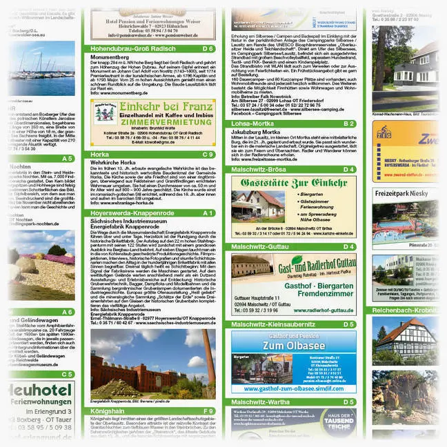 Bild: 9783747304815 | Oberlausitzer Heide- und Teichlandschaft | (Land-)Karte | Gefalzt