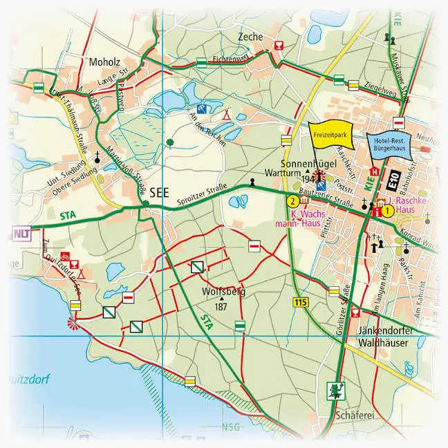 Bild: 9783747304815 | Oberlausitzer Heide- und Teichlandschaft | (Land-)Karte | Gefalzt