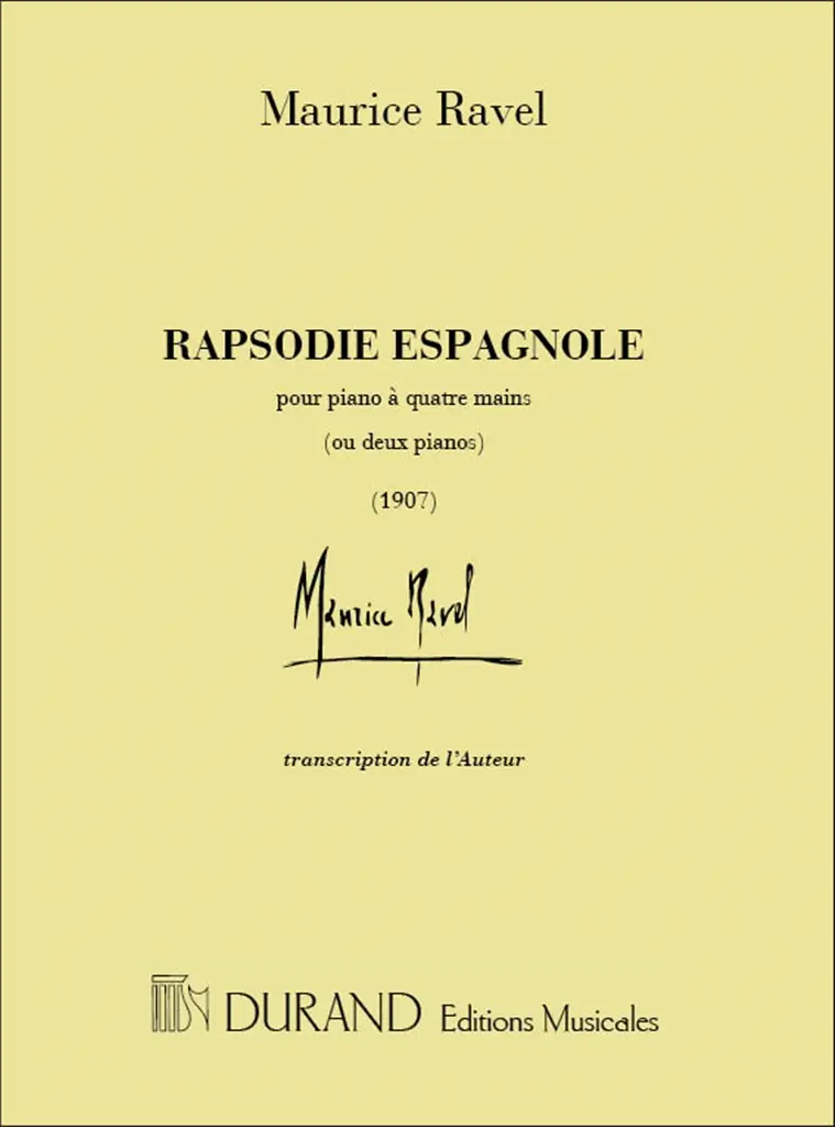 Cover: 9790044074815 | Rapsodie Espagnole | Maurice Ravel | Buch | Editions Durand