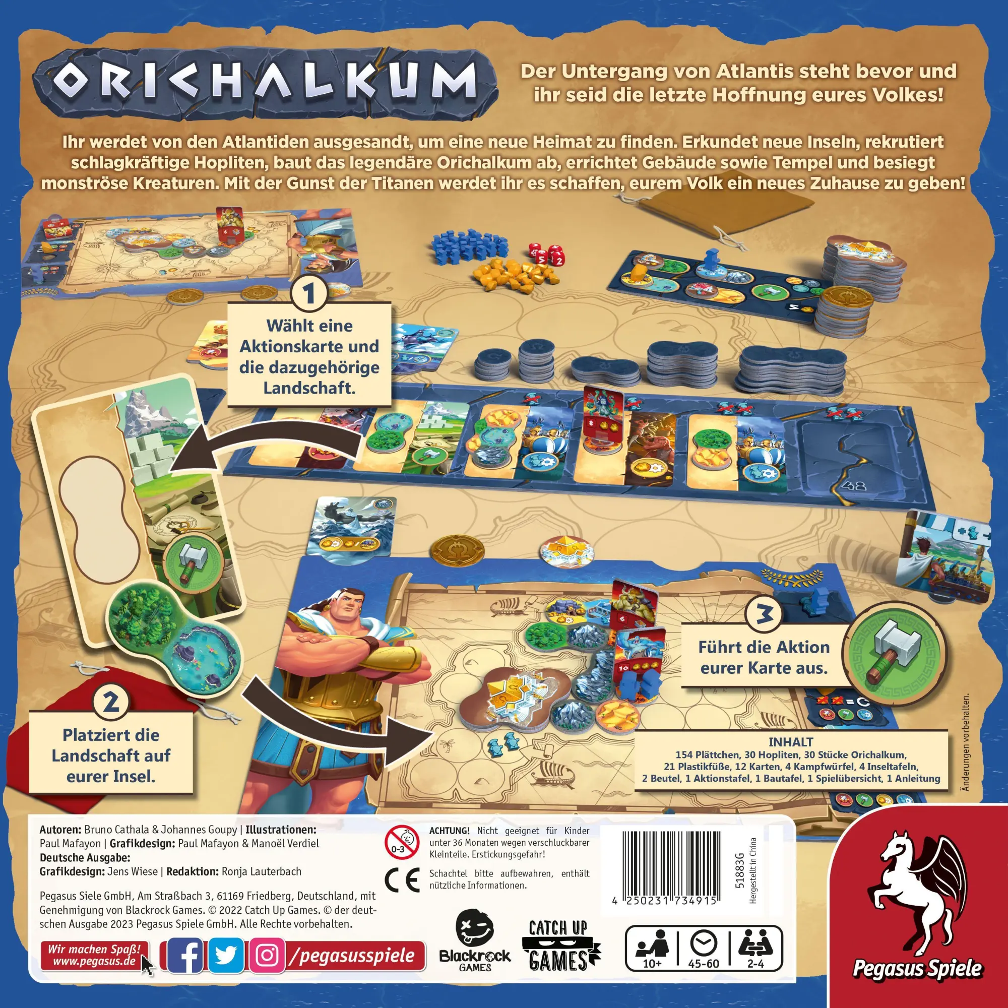 Bild: 4250231734915 | Orichalkum | Bruno Cathala | Spiel | Brettspiel | 51883G | Deutsch