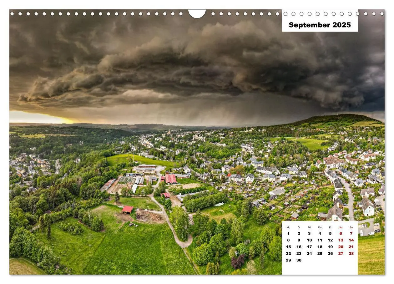 Bild: 9783383974915 | Unser Erzgebirge von oben (Wandkalender 2025 DIN A3 quer), CALVENDO...
