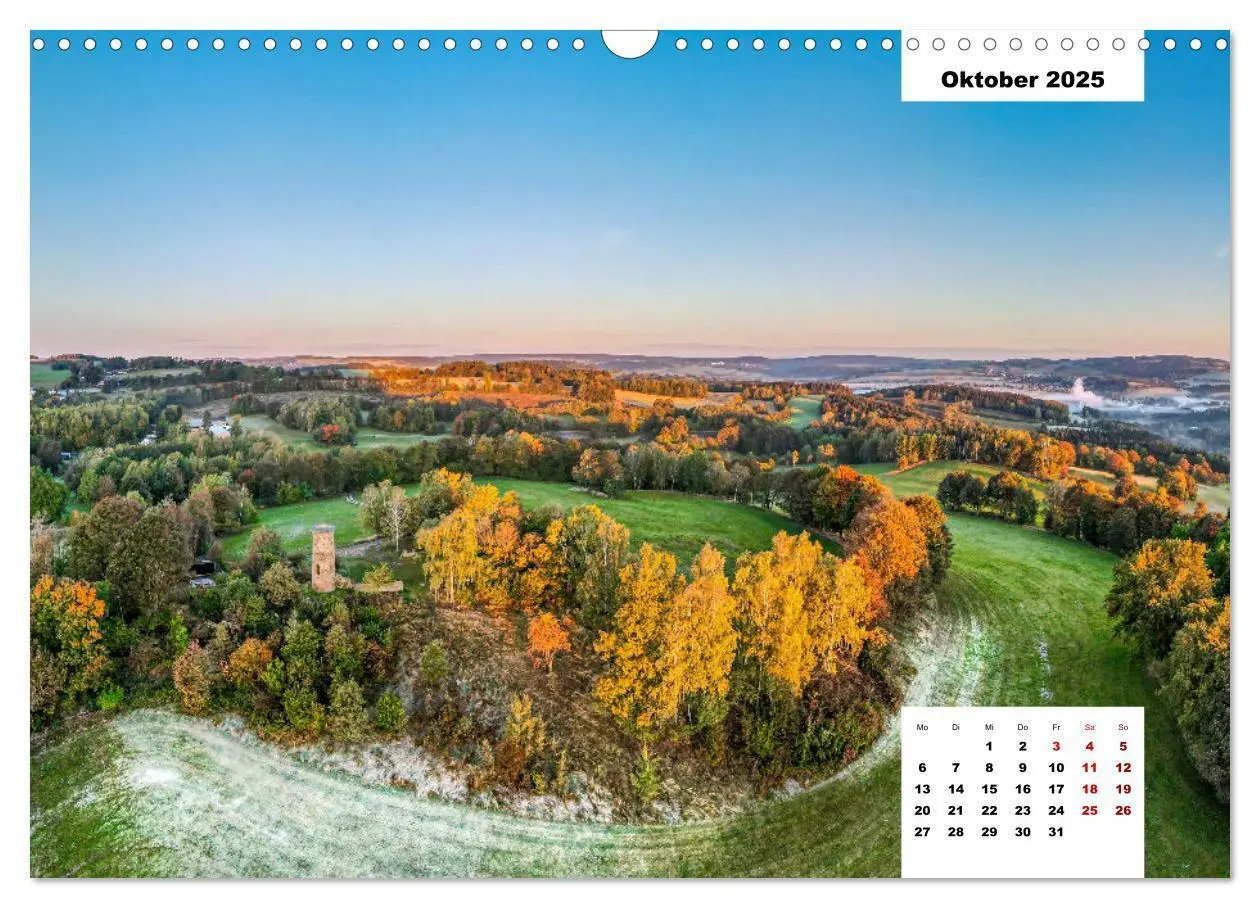 Bild: 9783383974915 | Unser Erzgebirge von oben (Wandkalender 2025 DIN A3 quer), CALVENDO...