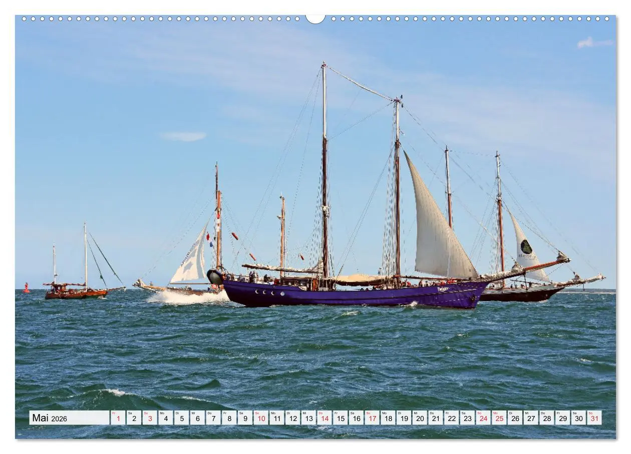 Bild: 9783457774915 | Die HANSE SAIL Das große Seglertreffen in Rostock (Wandkalender...