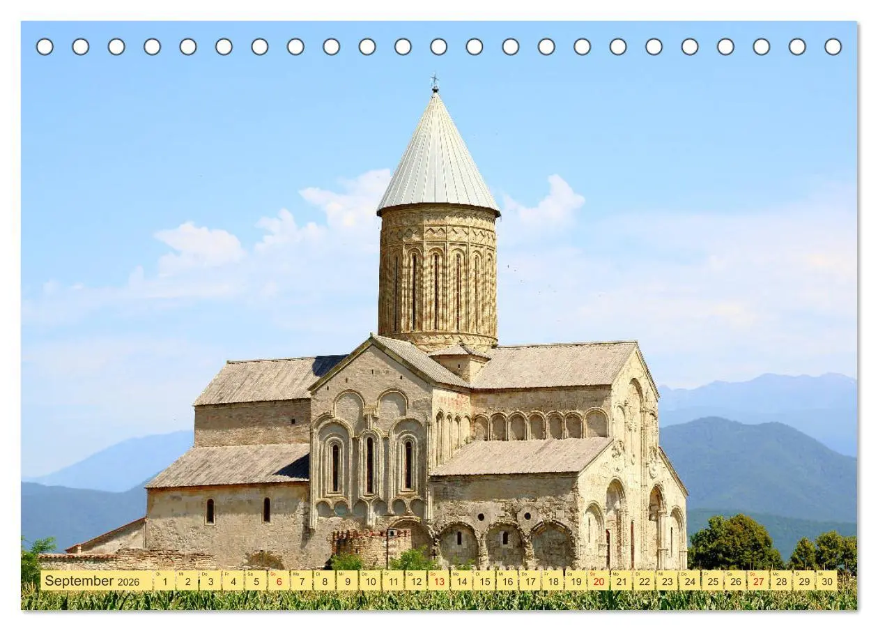 Bild: 9783457844915 | GEORGIEN (Tischkalender 2026 DIN A5 quer), CALVENDO Monatskalender