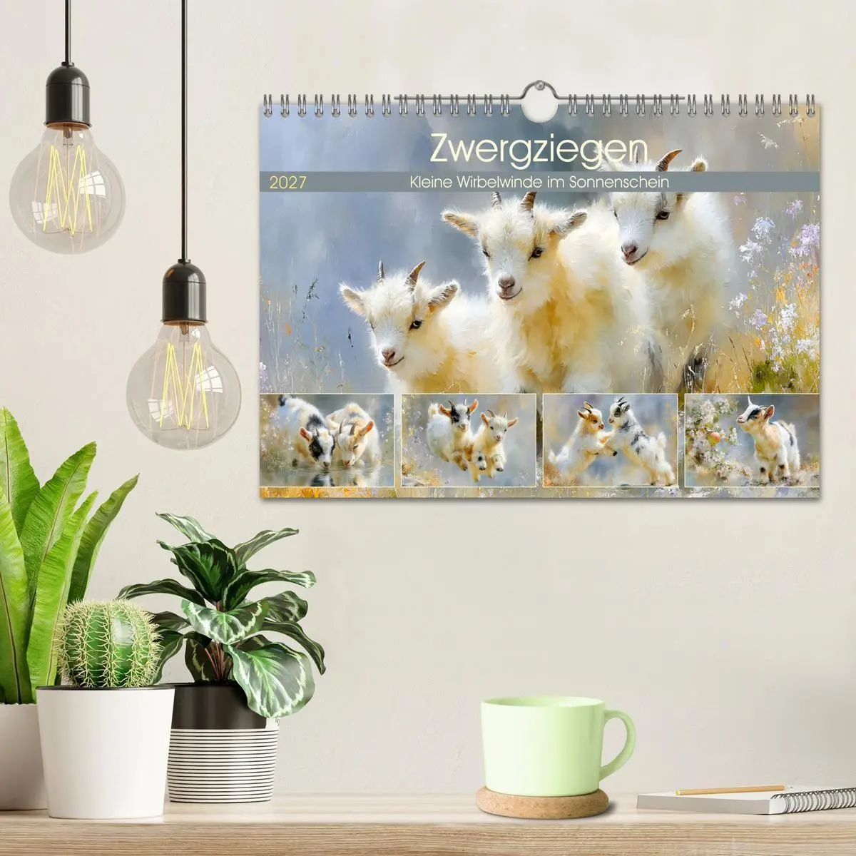 Bild: 9783516794915 | Zwergziegen. Kleine Wirbelwinde im Sonnenschein (Wandkalender 2027...
