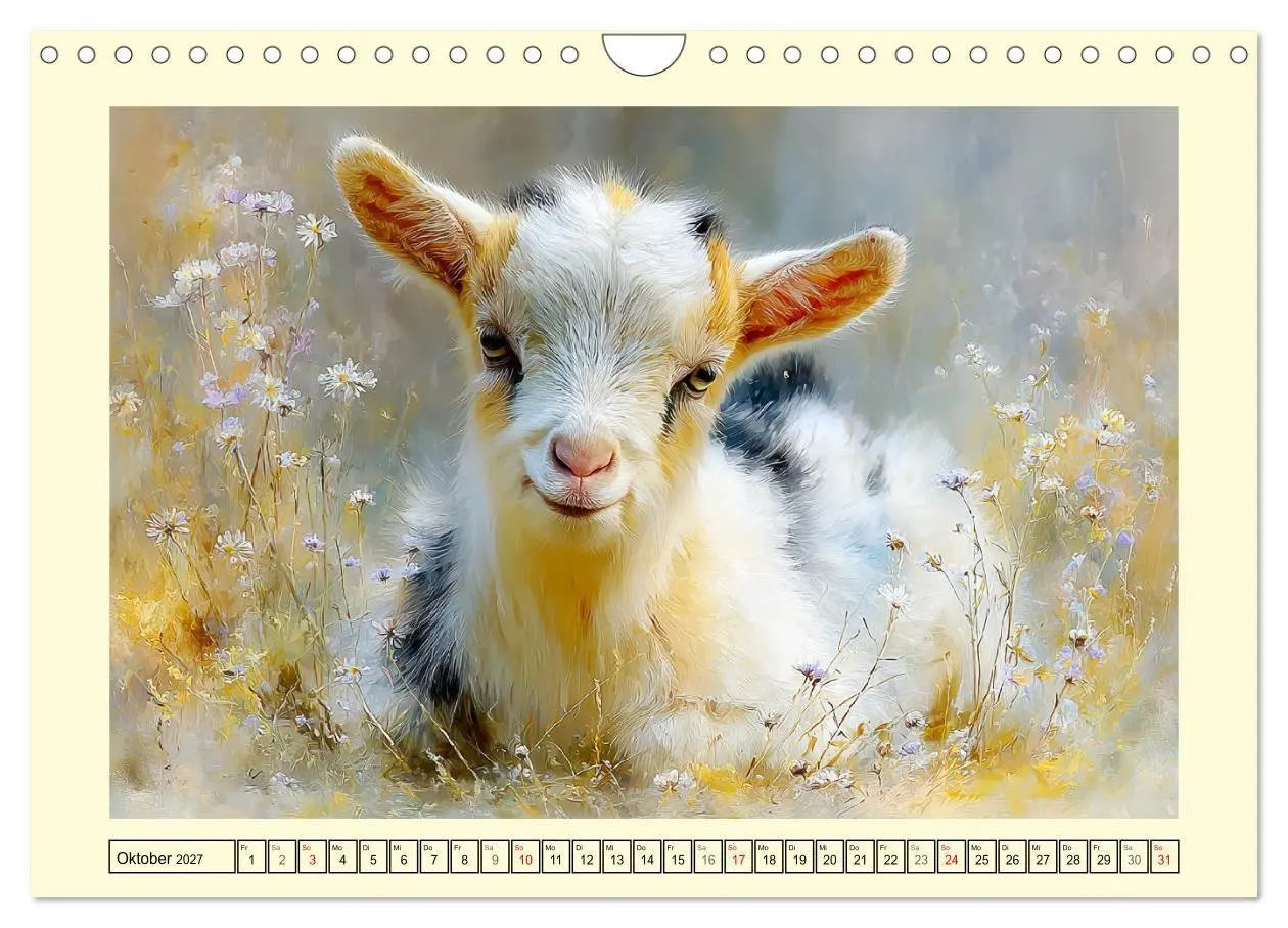 Bild: 9783516794915 | Zwergziegen. Kleine Wirbelwinde im Sonnenschein (Wandkalender 2027...