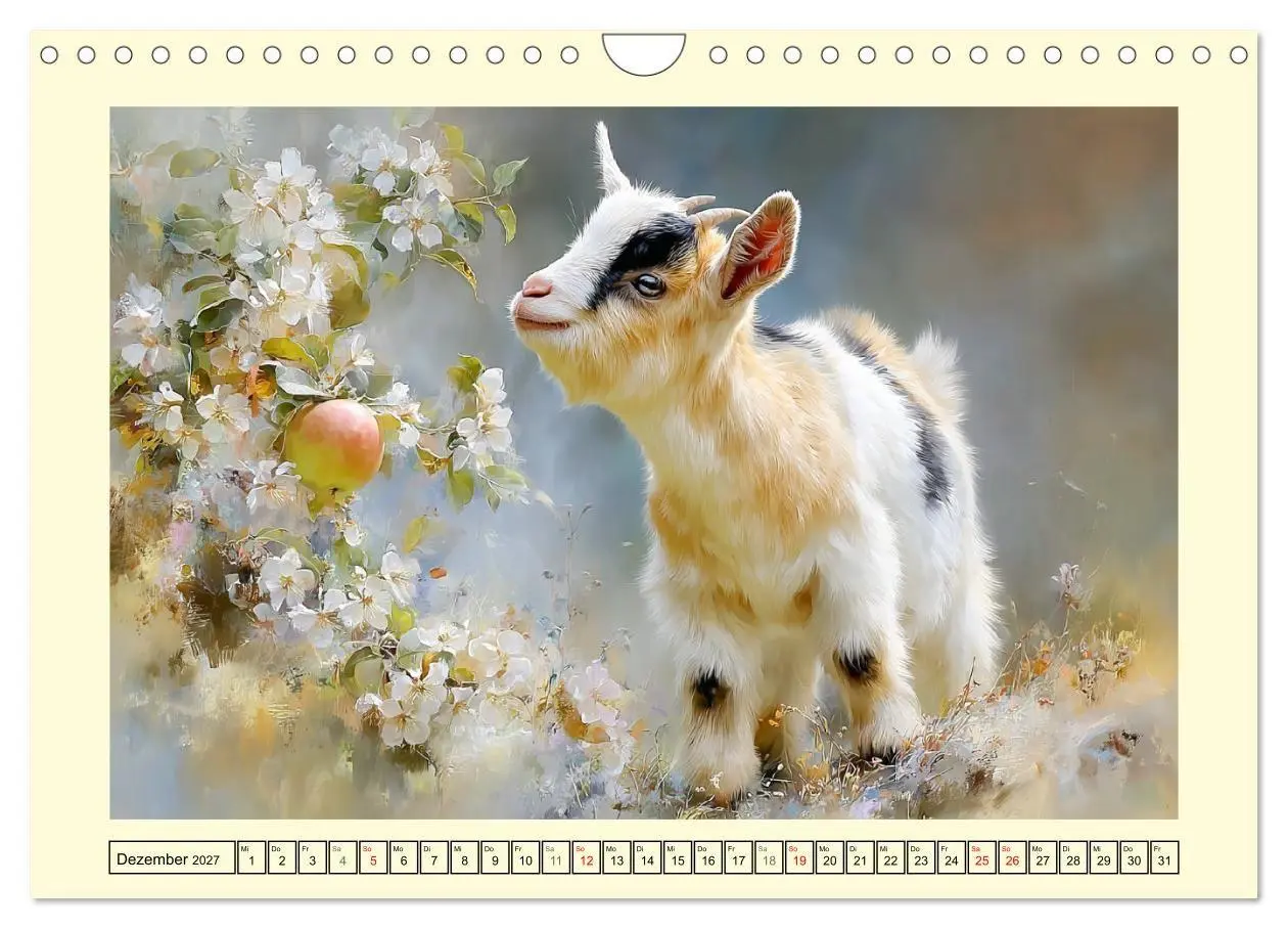 Bild: 9783516794915 | Zwergziegen. Kleine Wirbelwinde im Sonnenschein (Wandkalender 2027...