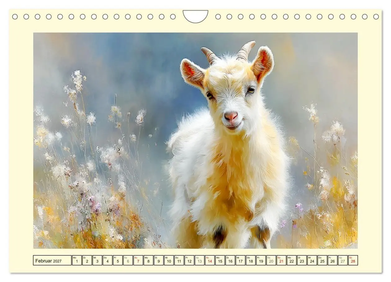Bild: 9783516794915 | Zwergziegen. Kleine Wirbelwinde im Sonnenschein (Wandkalender 2027...