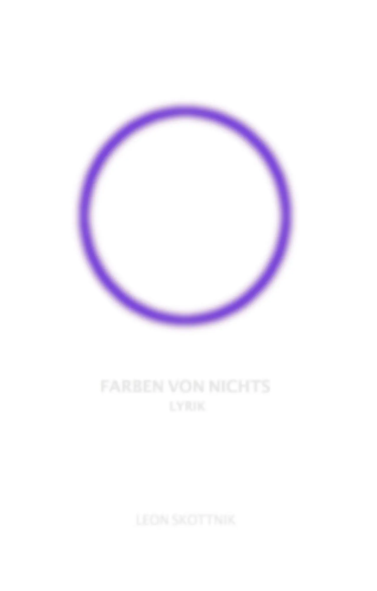 Cover: 9783741284915 | Farben von nichts | Lyrik | Leon Skottnik | Buch | 80 S. | Deutsch