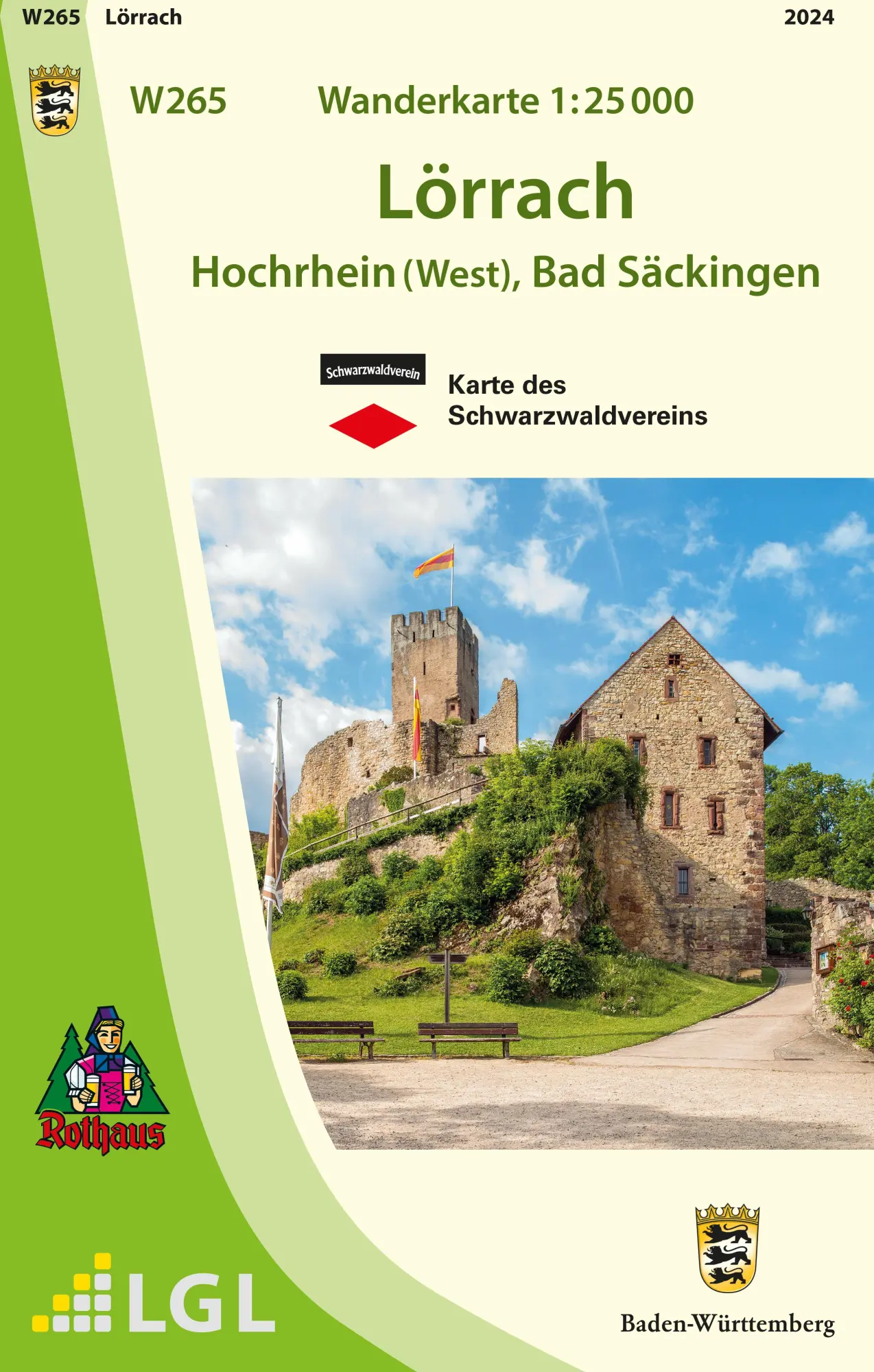 Cover: 9783863984915 | Lörrach 1:25 000 | Hochrhein (West), Bad Säckingen | Baden-Württemberg