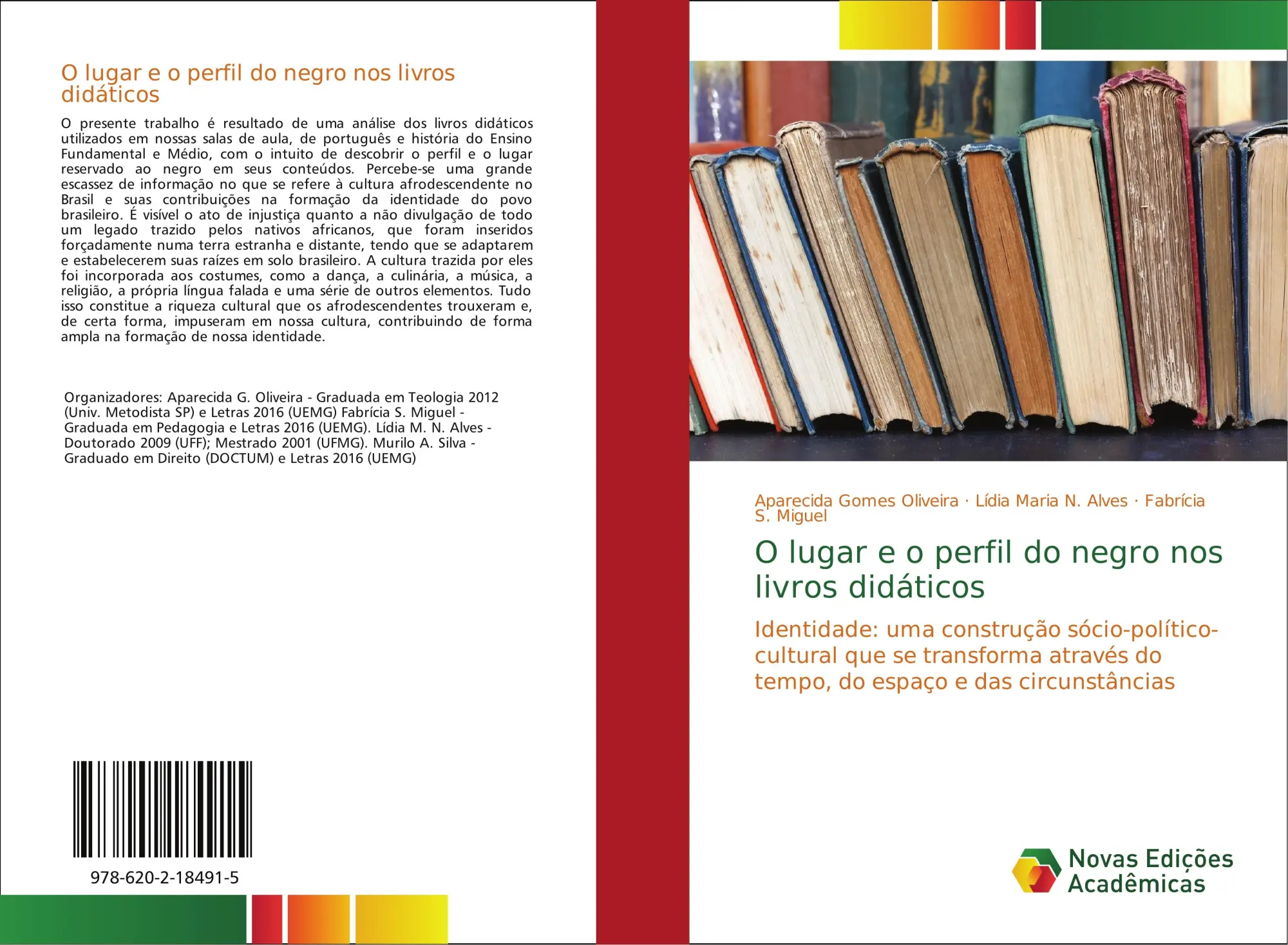 Cover: 9786202184915 | O lugar e o perfil do negro nos livros didáticos | Oliveira (u. a.)