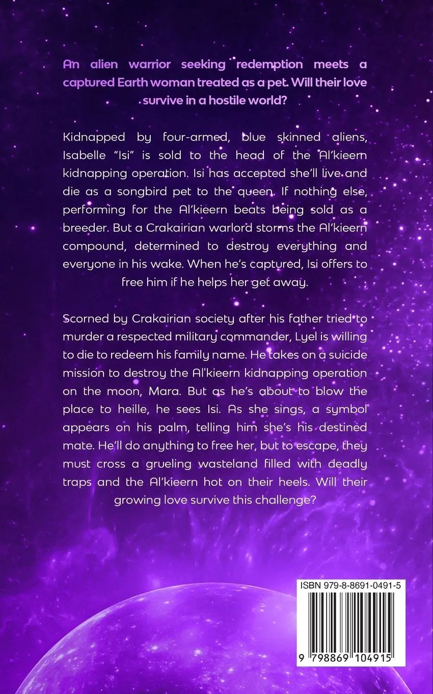 Rückseite: 9798869104915 | Lyel | A Sci-fi Alien Romance | Ava Ross | Taschenbuch | Englisch