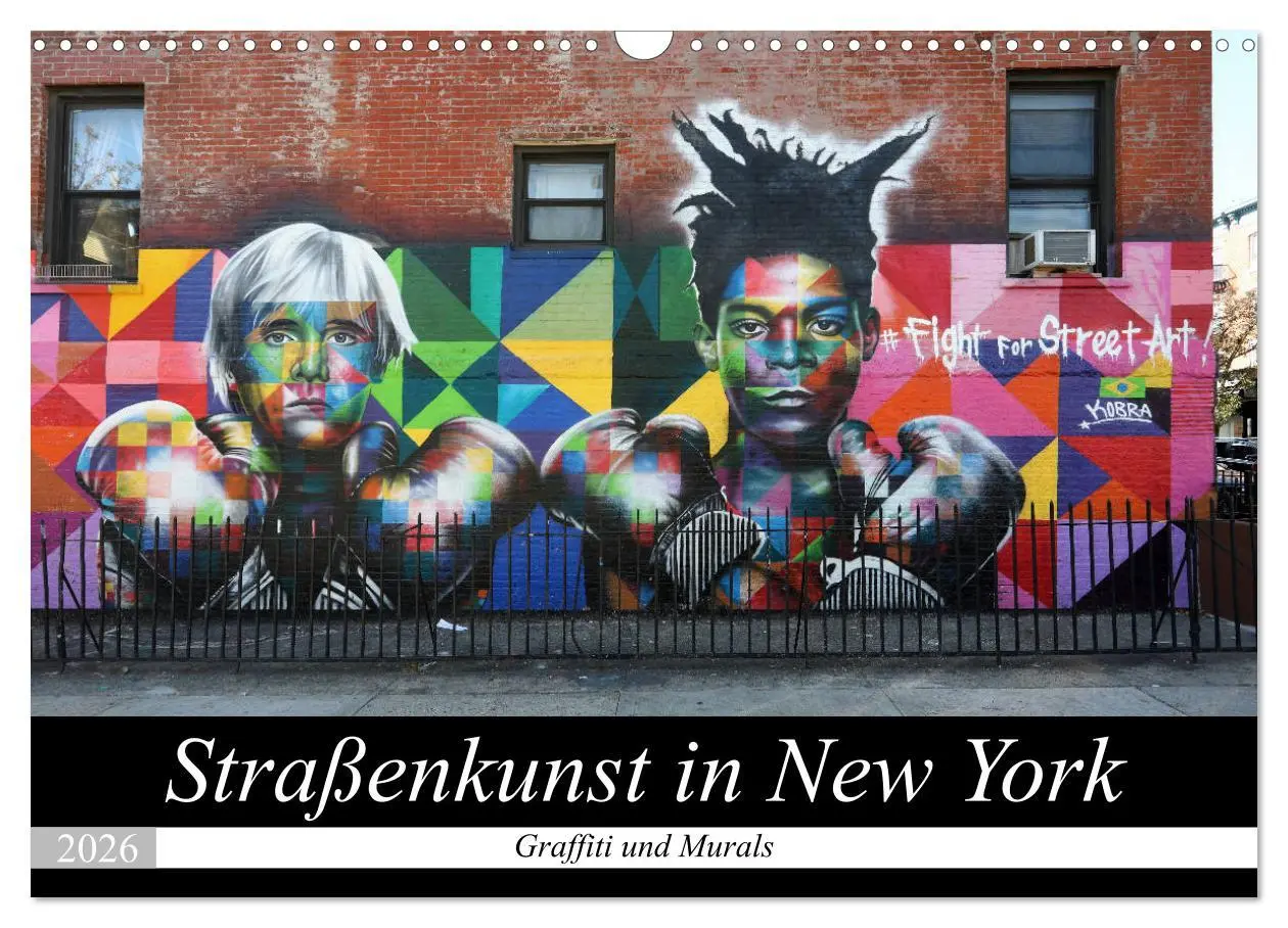 Cover: 9783457735015 | Straßenkunst in New York - Graffiti und Murals (Wandkalender 2026...