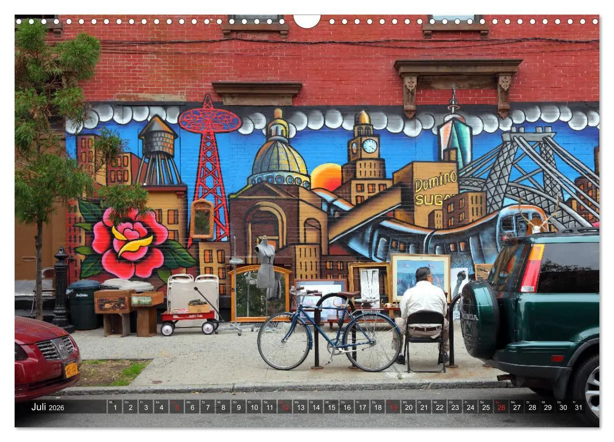 Bild: 9783457735015 | Straßenkunst in New York - Graffiti und Murals (Wandkalender 2026...
