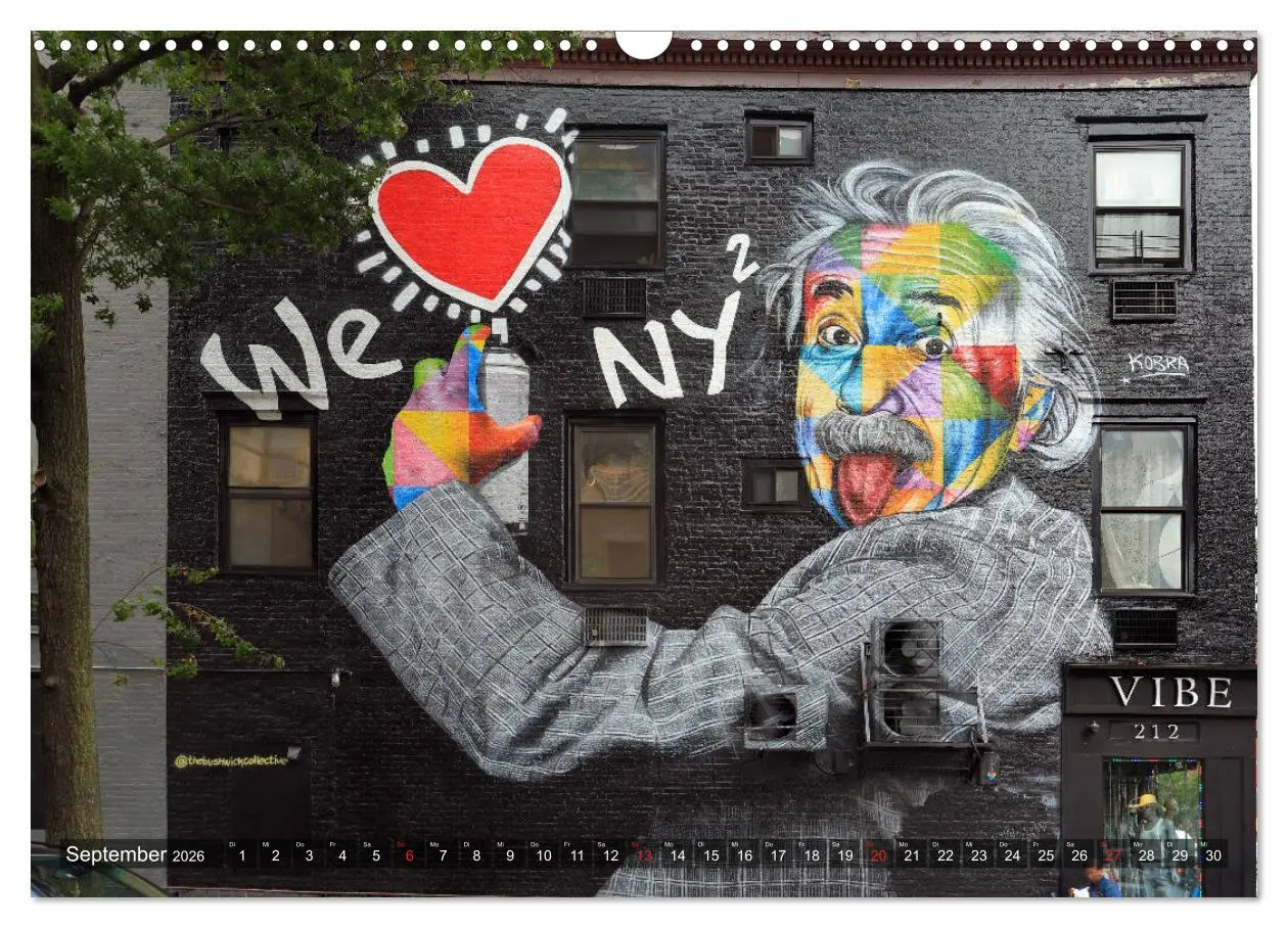 Bild: 9783457735015 | Straßenkunst in New York - Graffiti und Murals (Wandkalender 2026...