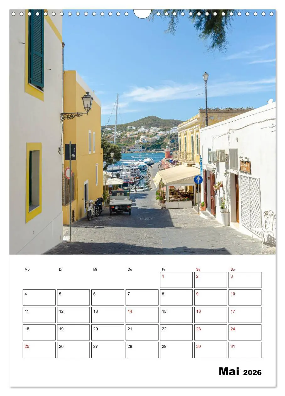 Bild: 9783516375015 | Insel Ponza - Italien (Wandkalender 2026 DIN A3 hoch), CALVENDO...