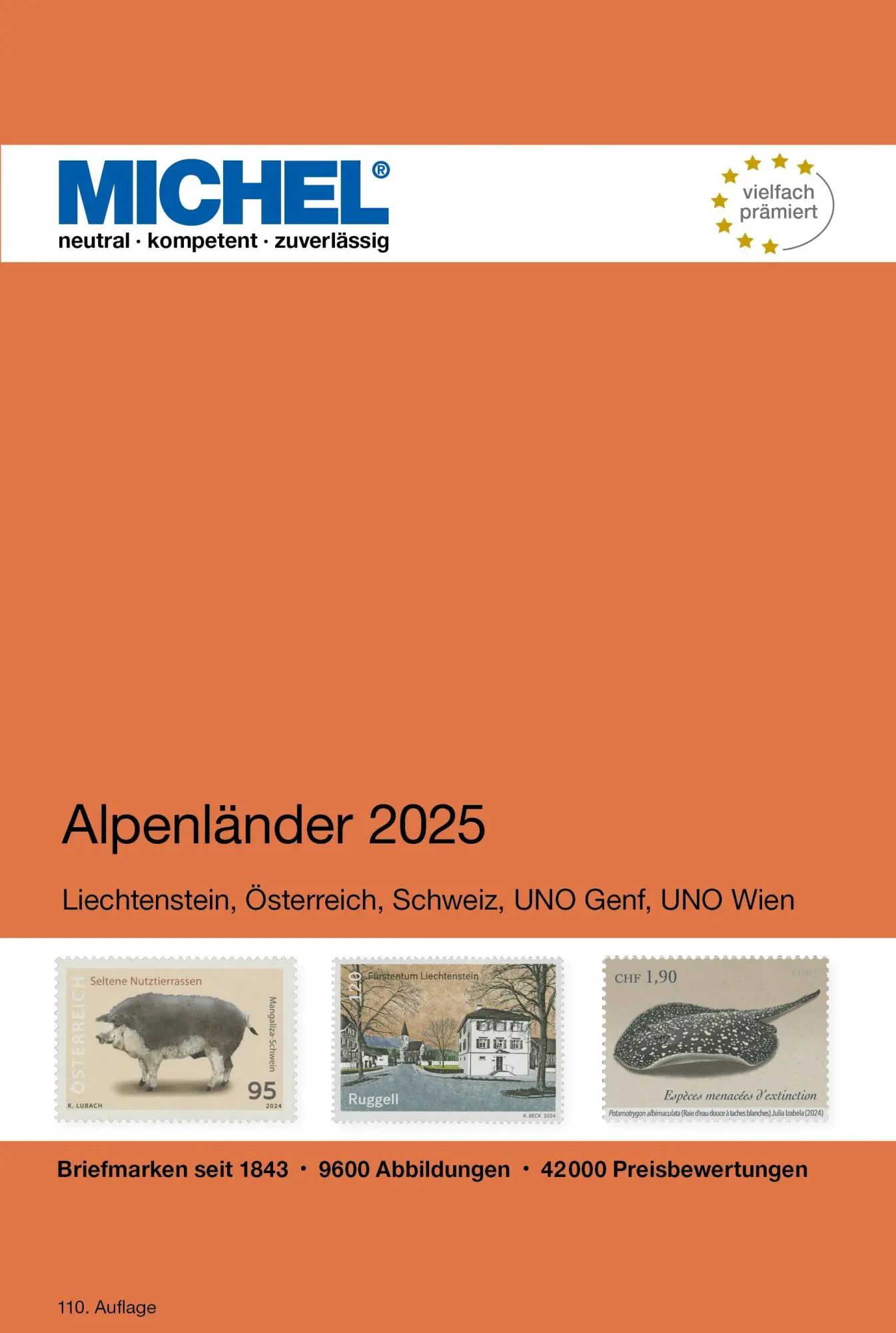 Cover: 9783954025015 | Alpenländer 2025 | Michel-Redaktion | Taschenbuch | 864 S. | Deutsch