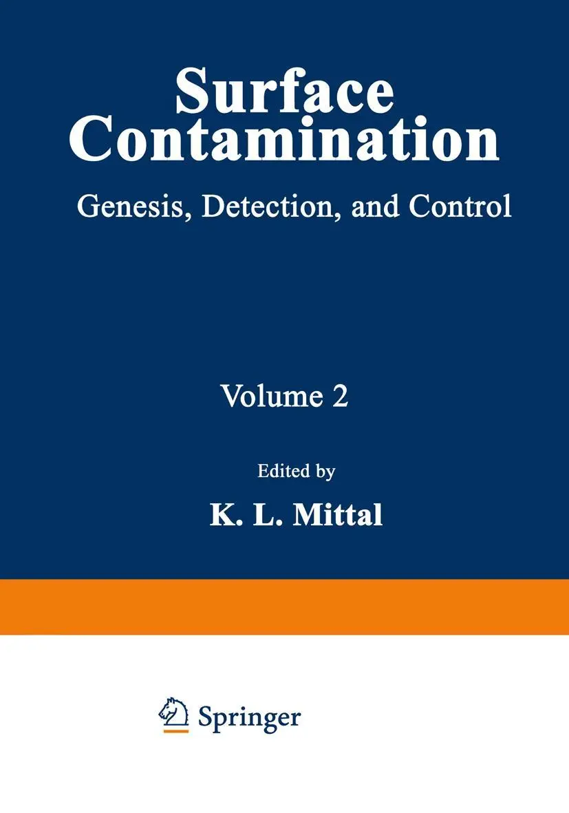 Cover: 9781468435115 | Surface Contamination | Genesis, Detection, and Control | K. L. Mittal