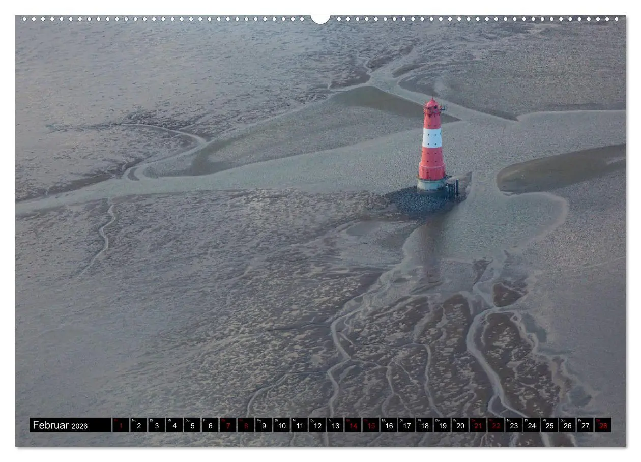 Bild: 9783457895115 | Das Wattenmeer von oben (Wandkalender 2026 DIN A2 quer), CALVENDO...