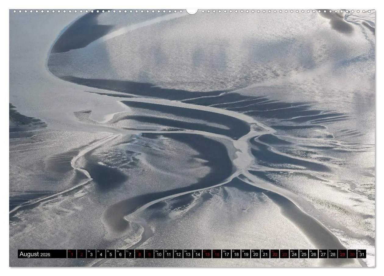 Bild: 9783457895115 | Das Wattenmeer von oben (Wandkalender 2026 DIN A2 quer), CALVENDO...
