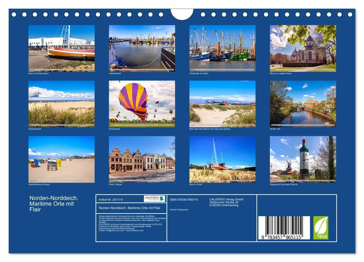 Bild: 9783457965115 | Norden-Norddeich. Maritime Orte mit Flair (Wandkalender 2026 DIN A4...