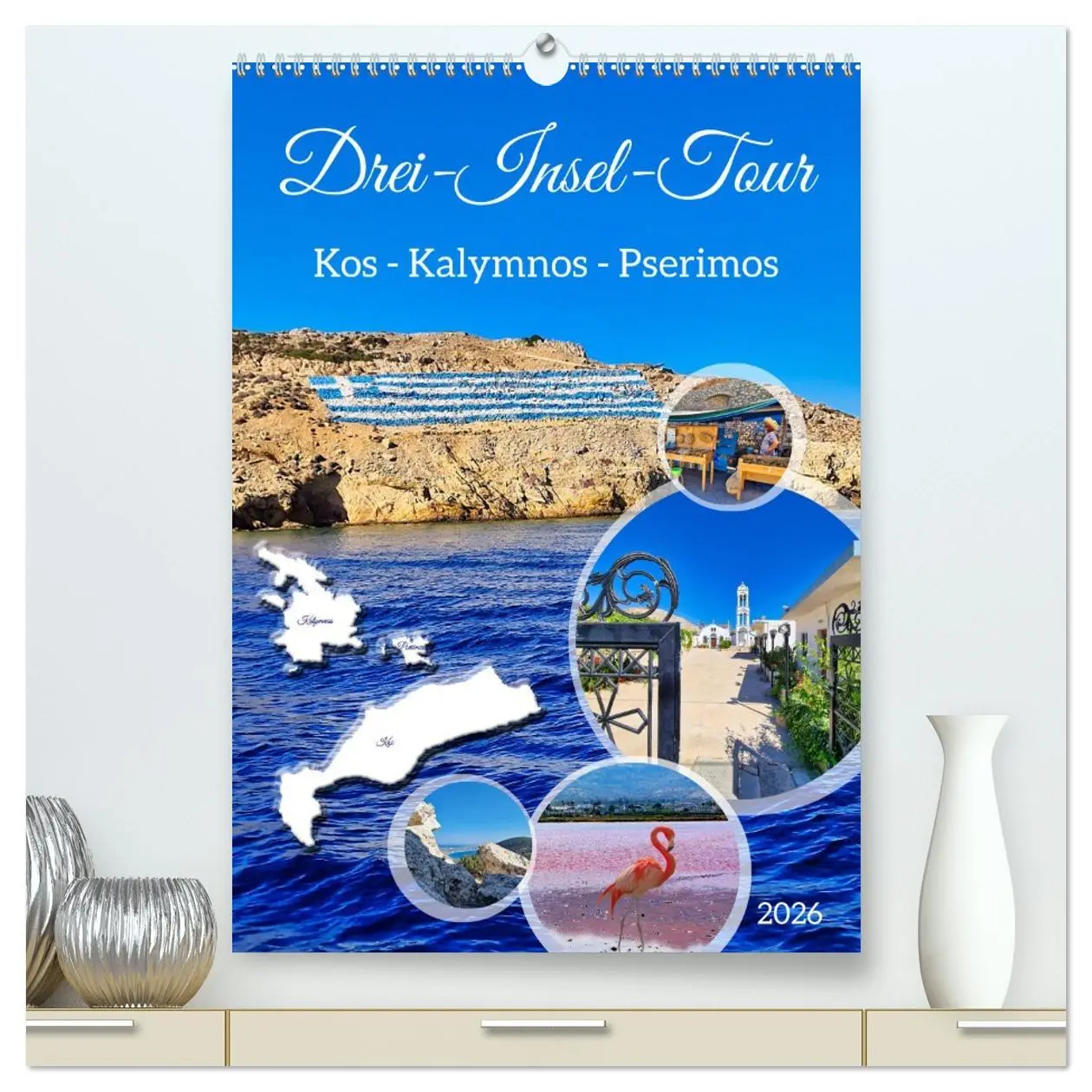 Cover: 9783516295115 | Drei-Insel-Tour (hochwertiger Premium Wandkalender 2026 DIN A2...