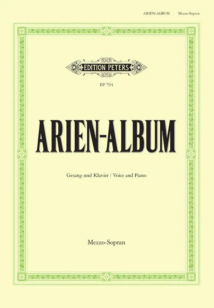 Cover: 9790014005115 | Aria Album for Mezzo-Soprano | Alfred Dörffel | Broschüre | Buch