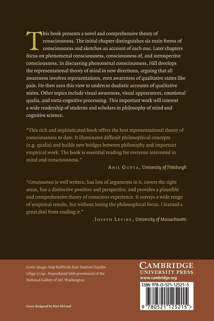 Rückseite: 9780521125215 | Consciousness | Christopher S. Hill | Taschenbuch | Englisch | 2013