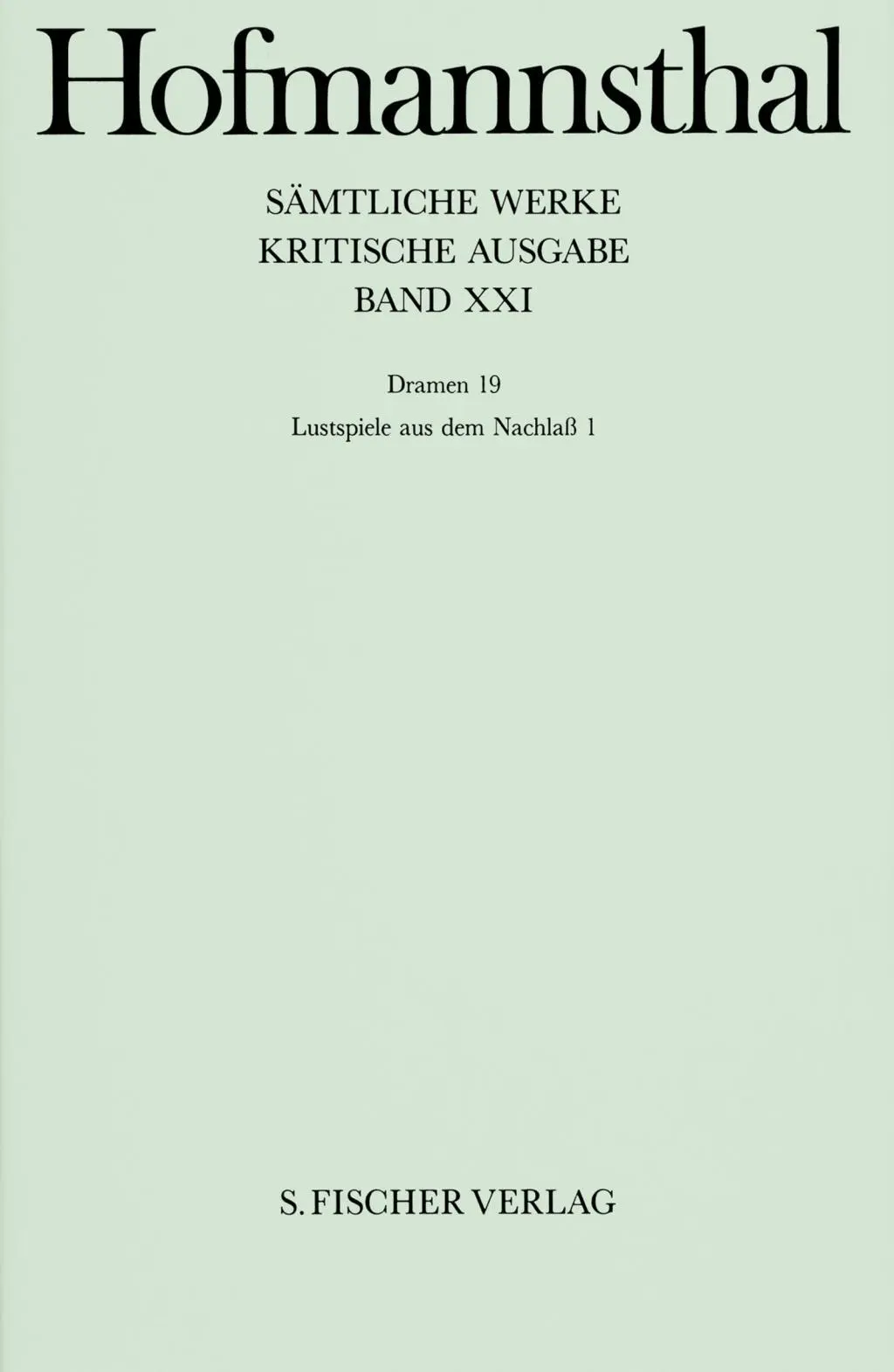 Cover: 9783107315215 | Dramen 19 | Hugo von Hofmannsthal | Buch | 334 S. | Deutsch | 1993