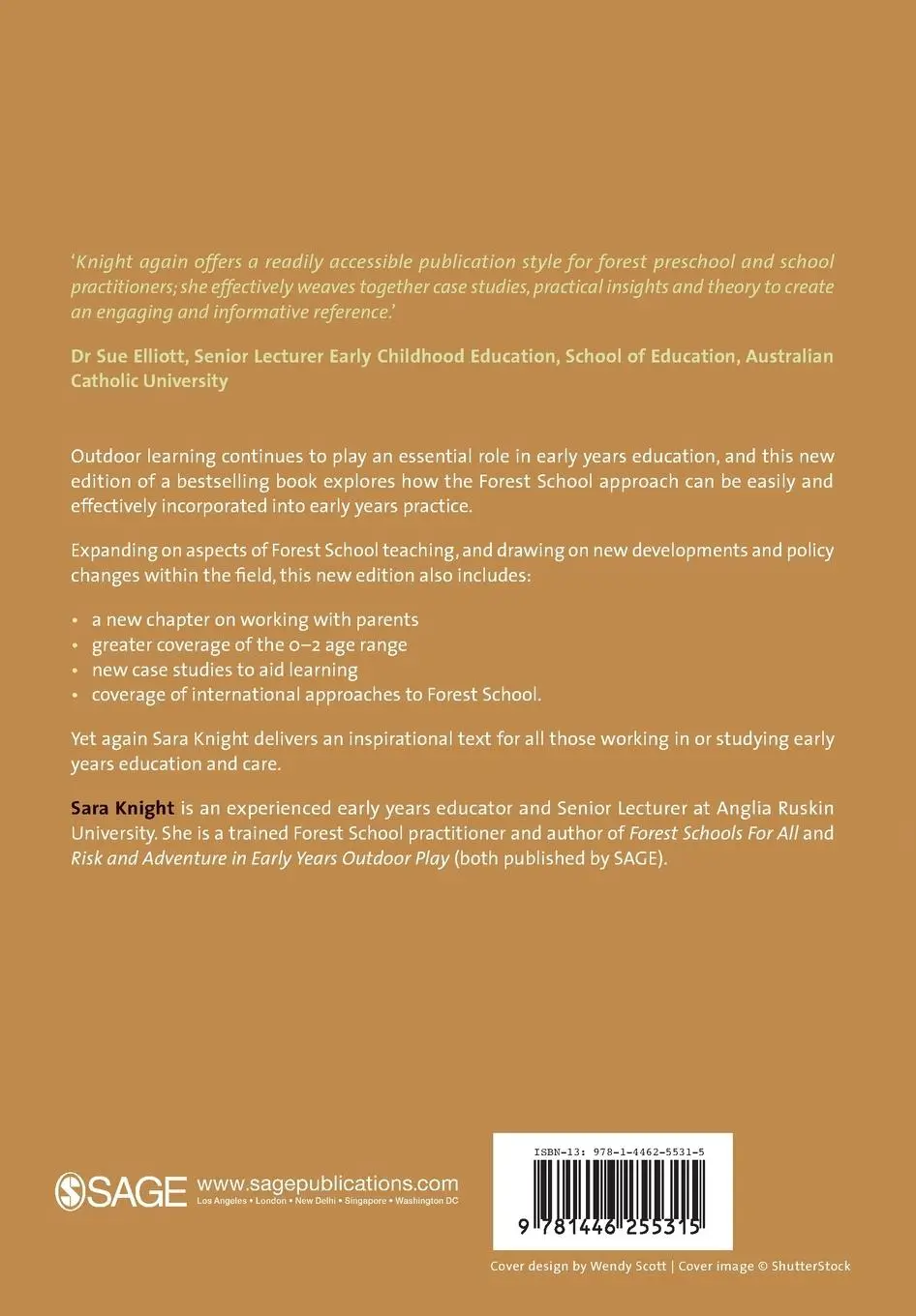 Rückseite: 9781446255315 | Forest School and Outdoor Learning in the Early Years | Sara Knight