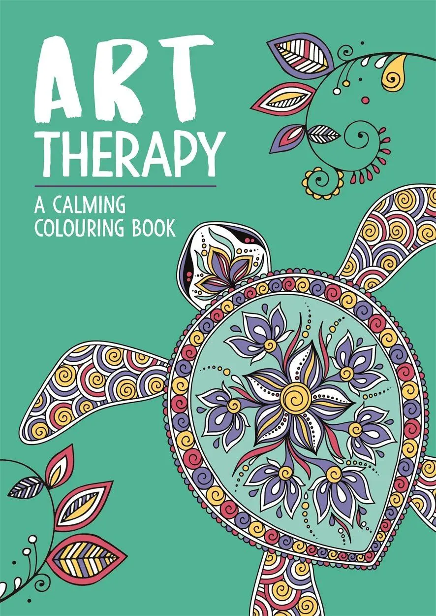Cover: 9781912785315 | Art Therapy | A Calming Colouring and Doodle Book for Adults | Merritt