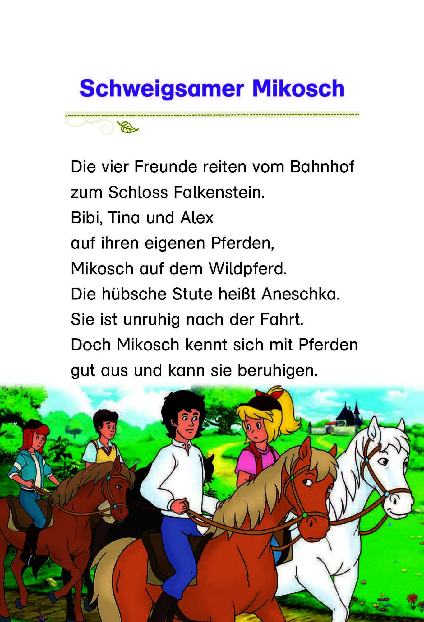Bild: 9783129495315 | Bibi &amp; Tina: Mikosch haut ab! | Erstleser 2. Klasse | Vincent Andreas
