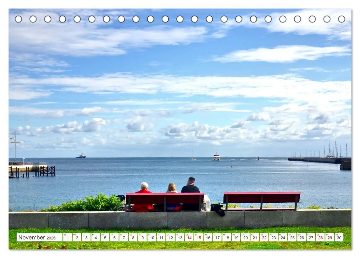 Bild: 9783457255315 | Helgoland Highlights (Tischkalender 2026 DIN A5 quer), CALVENDO...