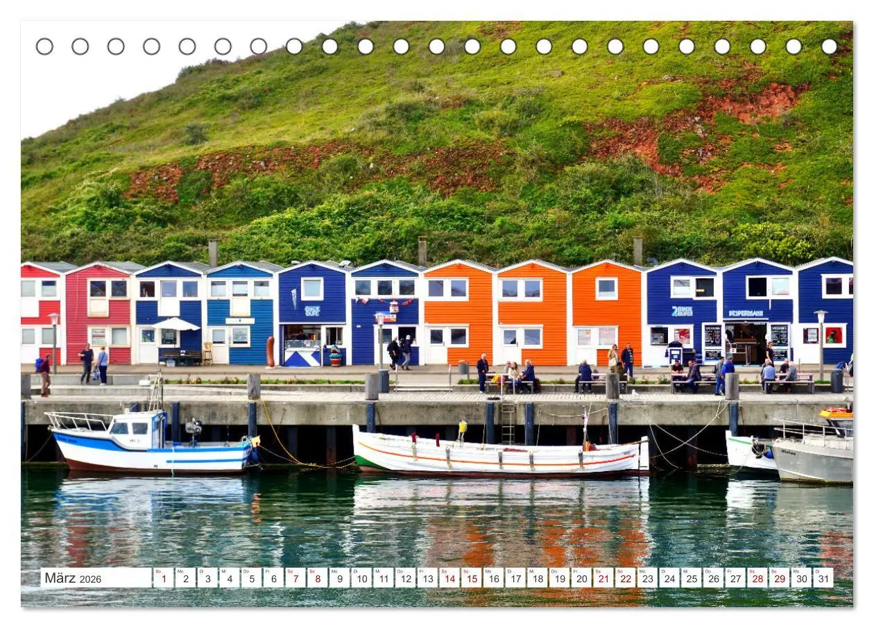 Bild: 9783457255315 | Helgoland Highlights (Tischkalender 2026 DIN A5 quer), CALVENDO...