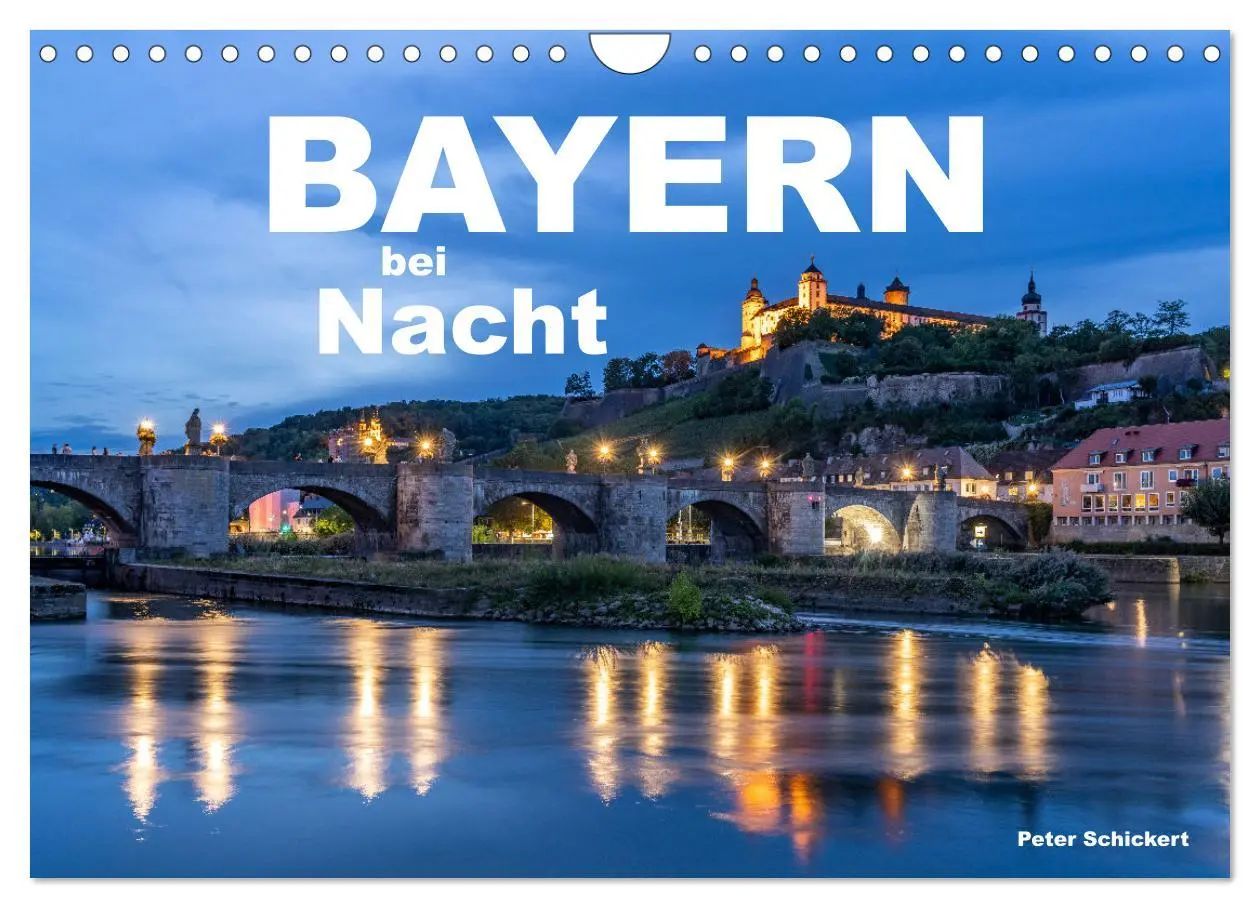 Cover: 9783457635315 | Bayern bei Nacht (Wandkalender 2026 DIN A4 quer), CALVENDO...